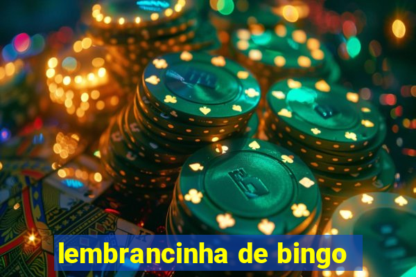 lembrancinha de bingo